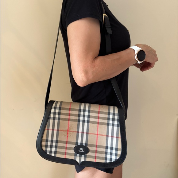 Burberry Tan and Black Crossbody Bag - Picture 7 of 7